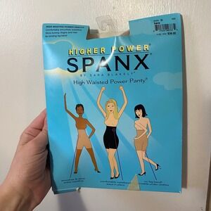 Spanx Higher Power High Waisted Panty Size D Bare Shaping Slimming